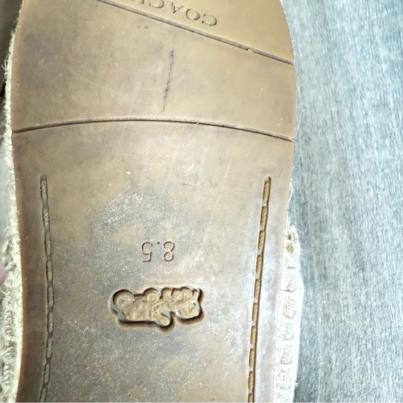 Coach Women's Cali Espadrille Slide with Signature Jacquard size 8.5 - Picture 5 of 6